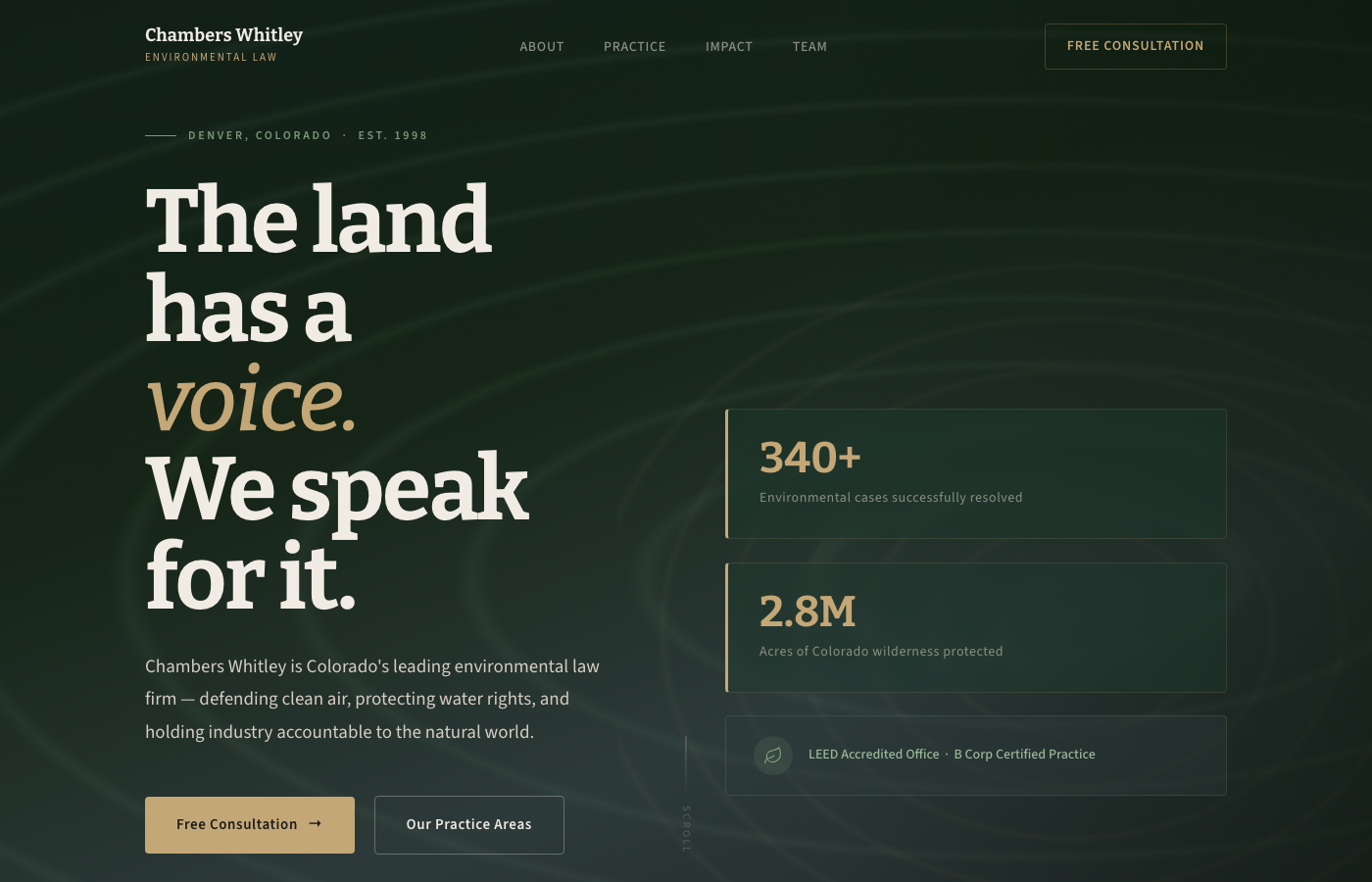 Chambers Whitley — Environmental Law