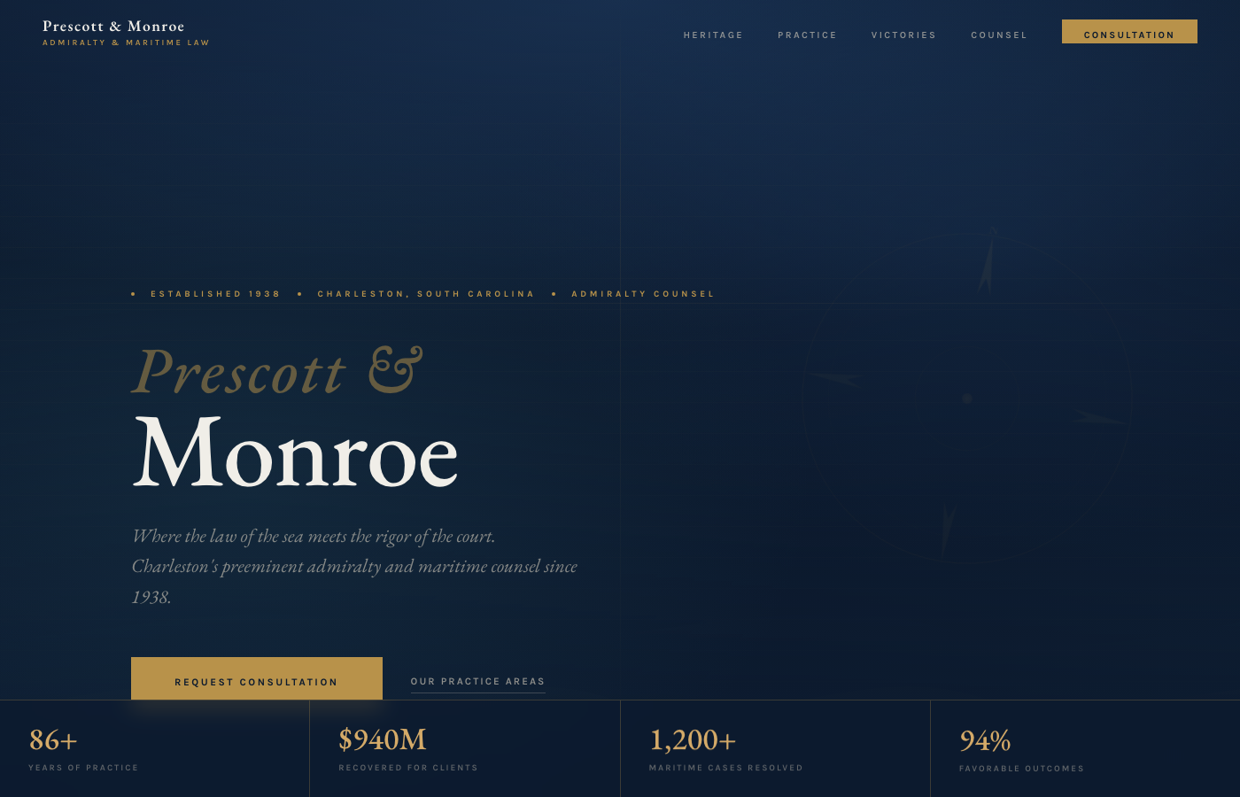 Prescott & Monroe — Maritime Law
