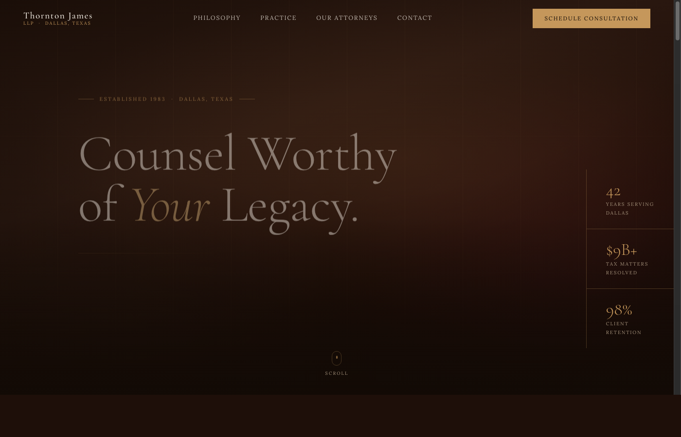 Thornton James LLP — Tax & Financial Law